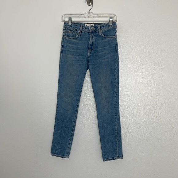 SLVRLAKE Lou Lou Skinny Jeans in Love Burns Wash Stretch Denim Size 25